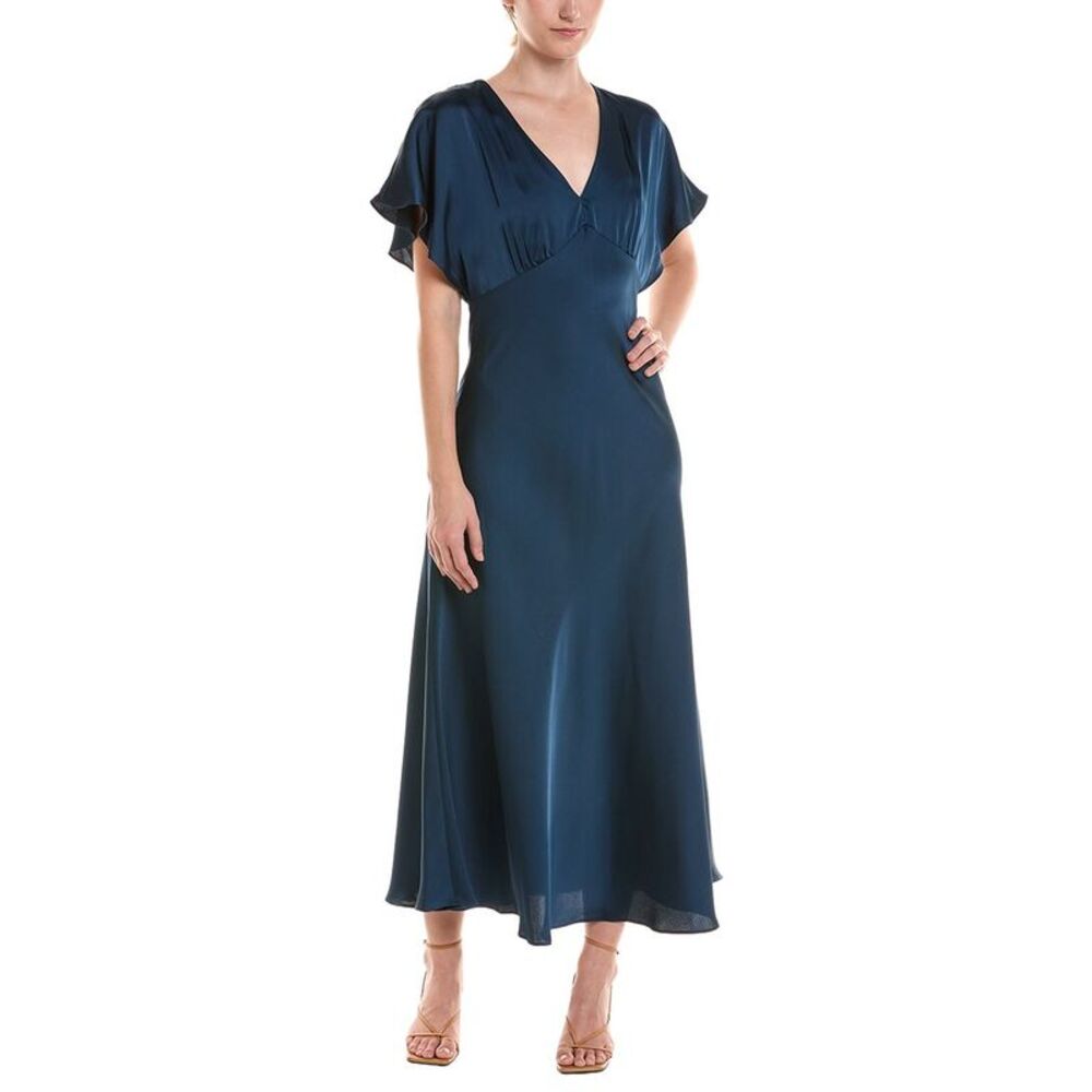 Taylor Womens  Midi Dress, Navy